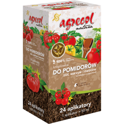 Organiczna Kroplówka do pomidorów, ziół, warzyw i owoców uprawianych w pojemnikach AGRECOL 24x50ML