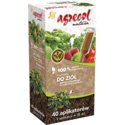 Organiczna Kroplówka do warzyw, ziół i owoców uprawianych w pojemnikach AGRECOL 40x35ML