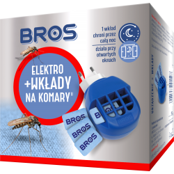 Urządzenie na komary BROS Elektro + Wkłady 10szt.