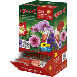 Odżywka do roślin balkonowych oraz wszelkich domowych roślin kwitnących AGRECOL Geranium Strong 32x30ML