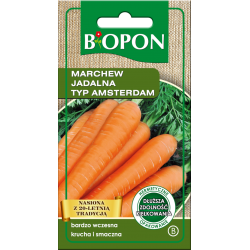 Nasiona BIOPON - MARCHEW JADALNA Typ Amsterdam 4g